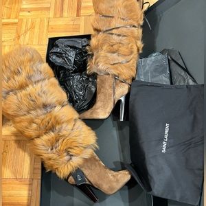YSL Women's Brown Jokull Boots